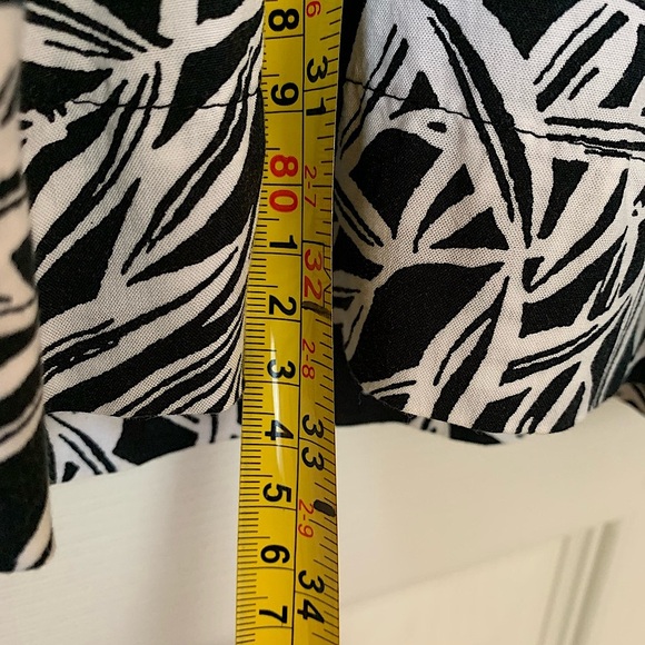 Loft Women’s Navy Leaf Midi Sleeveless Dress Size Small - Picture 5 of 5